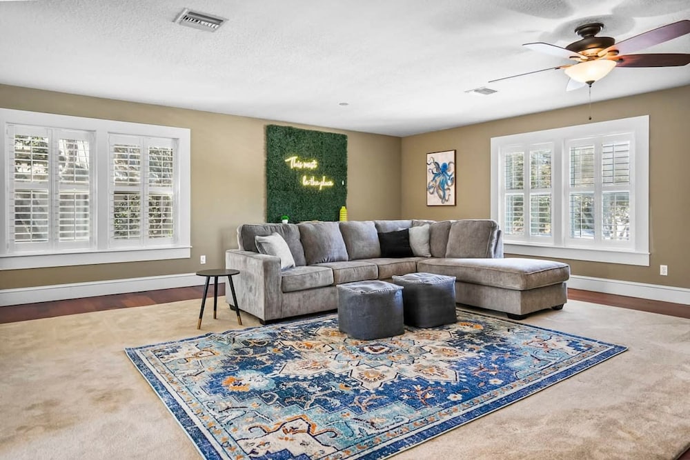 Beach House Pool Golf Cart Game Room BBQ