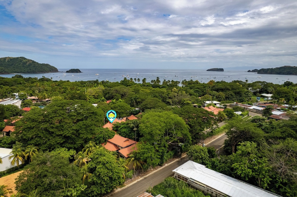 Modern Island-Themed Condo with Floor-to-Ceiling Windows & Garden and Pool Views Within Walking Distance of the Beach