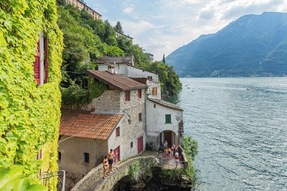 Terrace on Orrido di Nesso Waterfall by Rent all Como