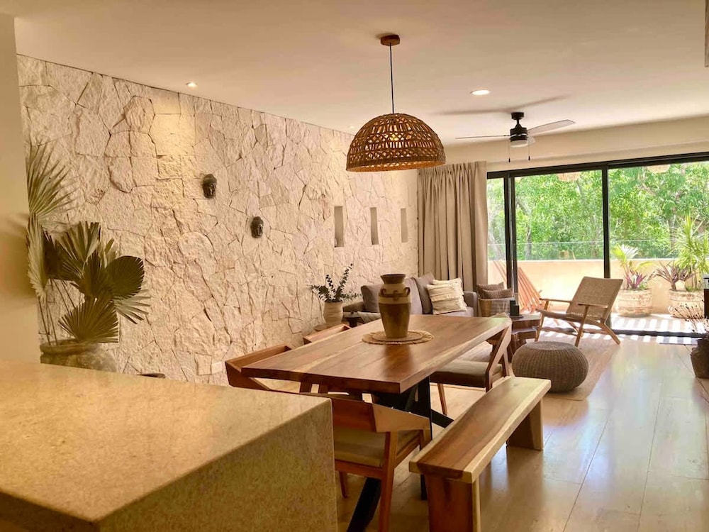 Stunning 2 Bedroom Apartment at Condo With Best Tulum Infinity and Jacuzzi by Waves Management