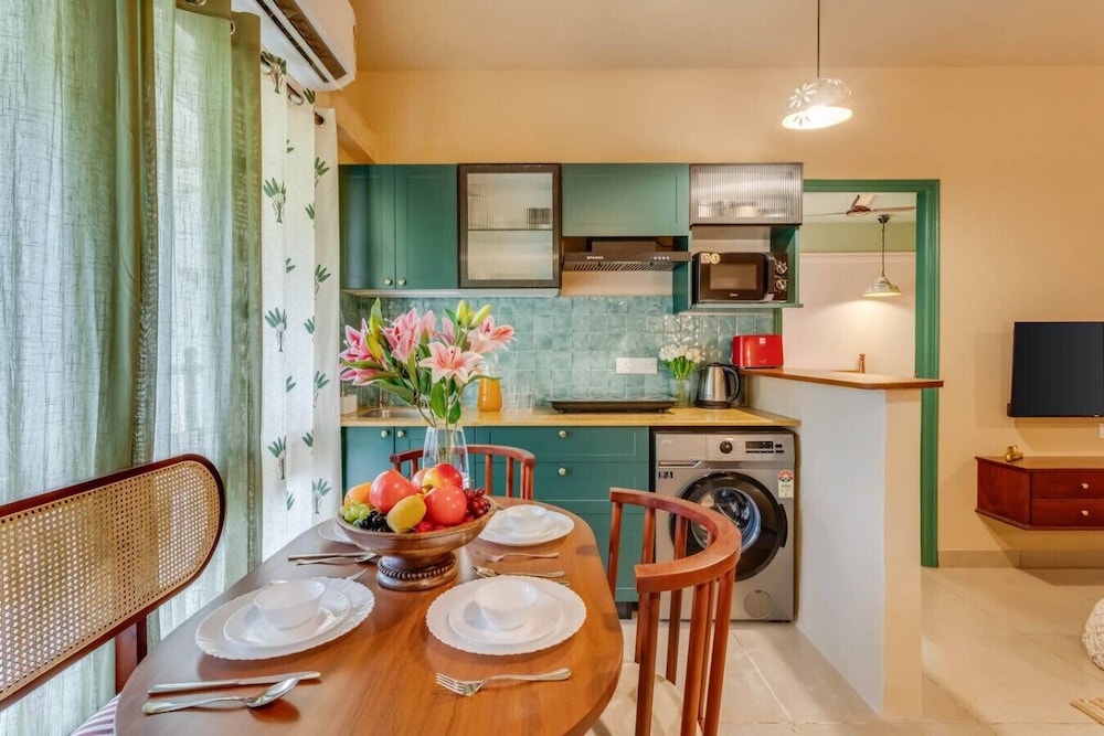 1BR in North Goa Pool Gym Clubhouse Access