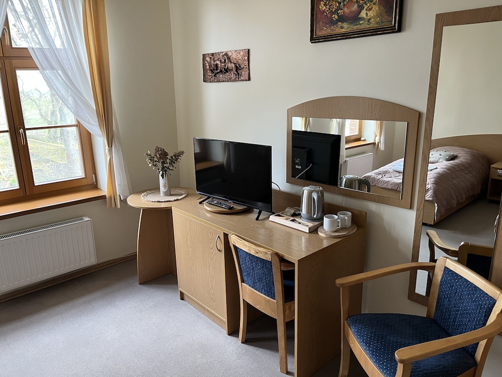 Pensjonat Myśliwski en Cedynia — hotel room