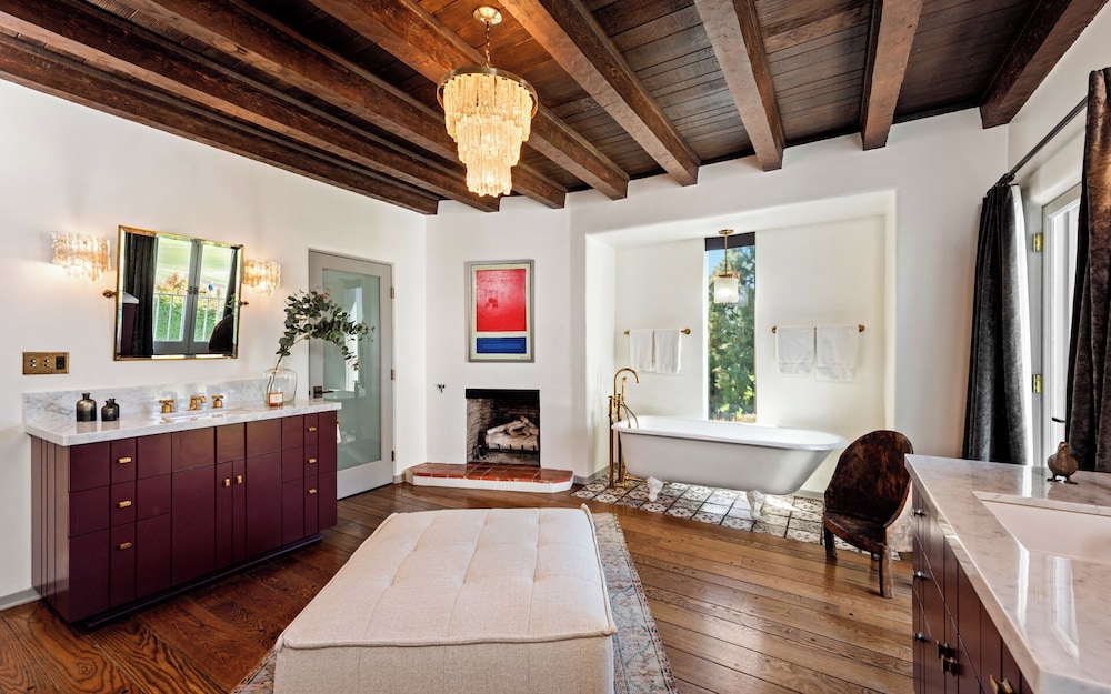 Howard Hughes Estate - Spanish Revival Gem w/ Pool, Wine Cellar & Guest House