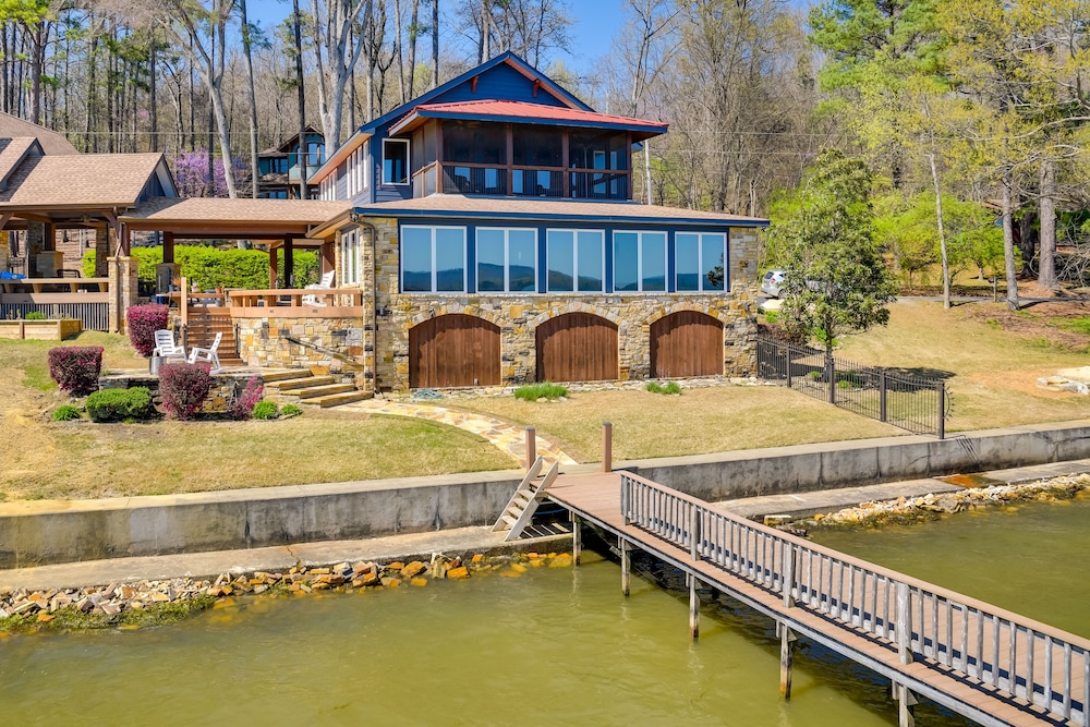 Luxurious Lakefront Paradise in Scottsboro w/ Dock view 5