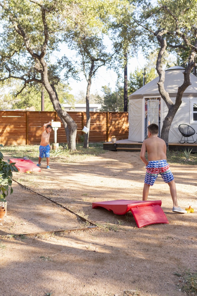 The Peacock Yurt at Camposanto ATX Glamping on Lake Travis - Property Image 10