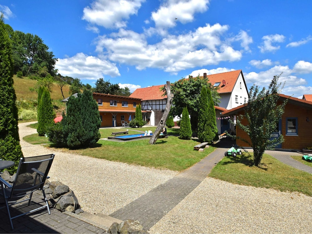 Holiday Farm Situated Next to the Kellerwald-edersee National Park With a Sunbathing Lawn