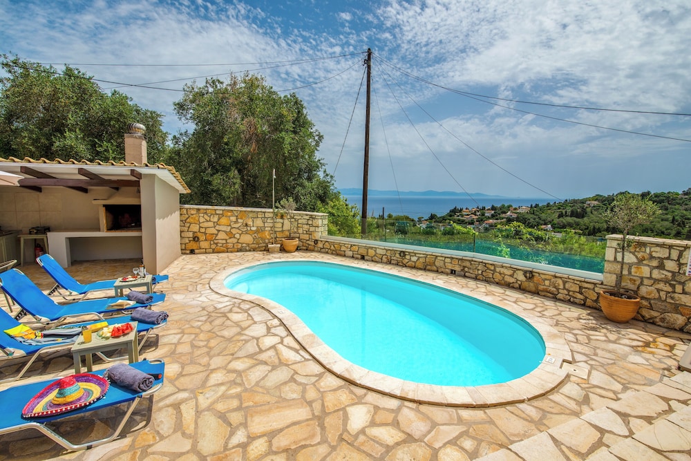 Loggos Seaview Cottage with Pool by Konnect view 4