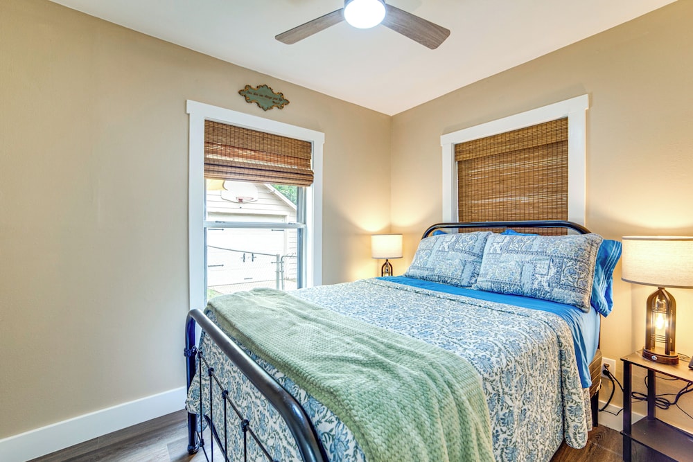 Near Waterloo Lake: Restored 1930s Home w/ Yard