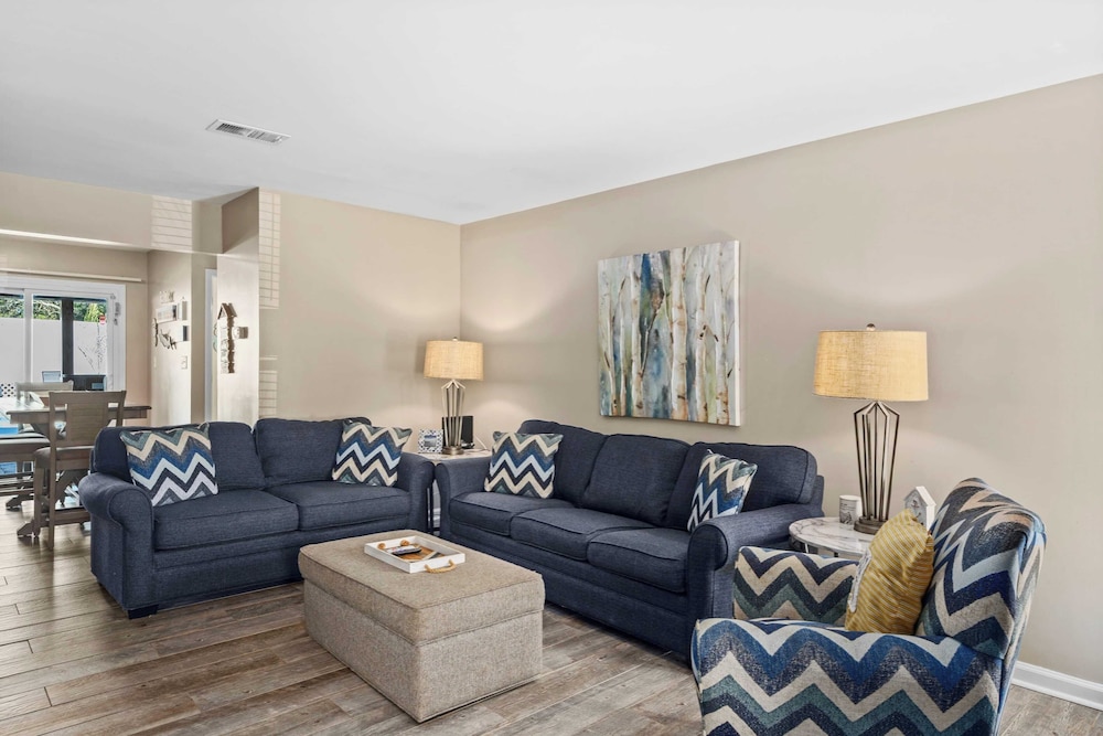 Stylish Panama City Home w/ Pool, Tiki Bar, & Walkable Beach Access
