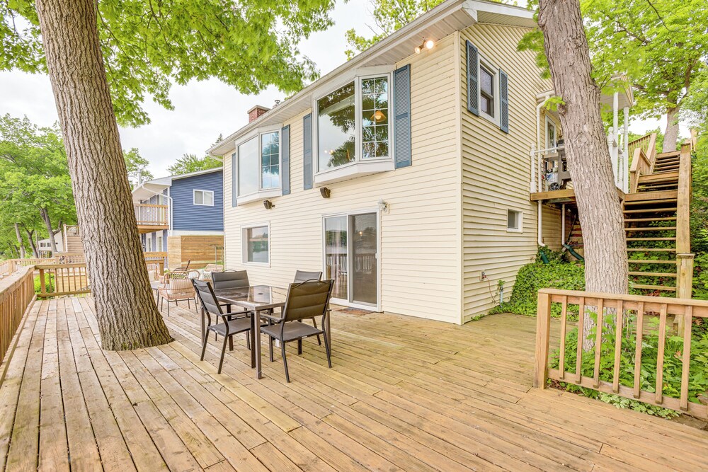Dock + Views: Scenic Lakefront Escape in Harrison