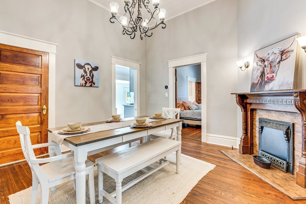 Walk to Mcdonough Square: Historic Home w/ Yard!