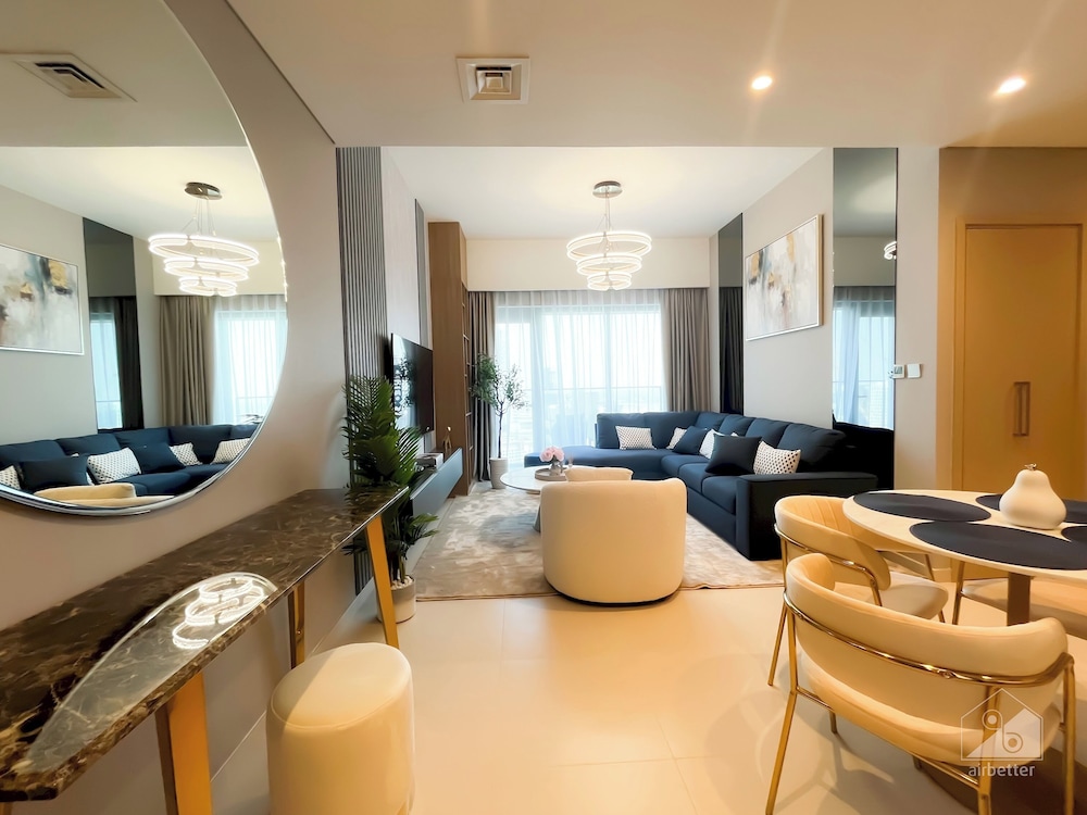 Extreme Luxury Burj Royal Balcony and Downtown View
