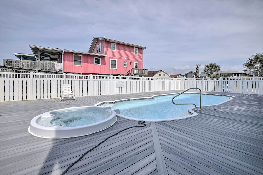 Large-group Getaway - Beachfront Home w/ Pool! view 5