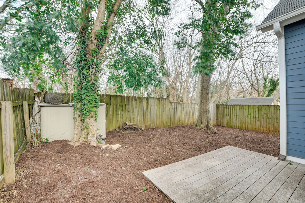 1 Mi to Dtwn: Home w/ Backyard in Raleigh!