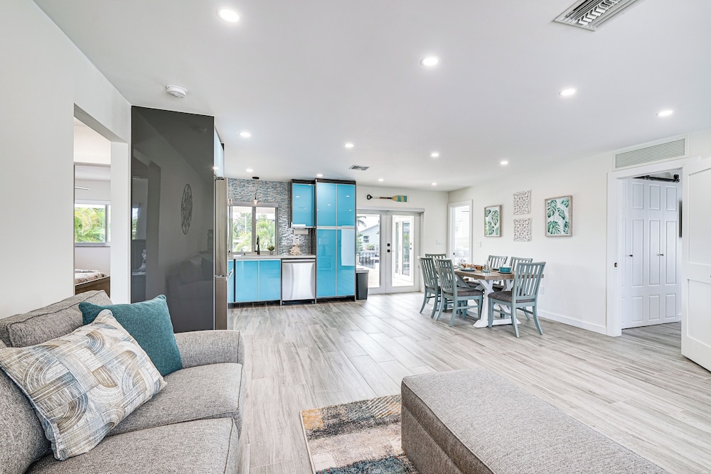 Updated St James City Home on Canal w/ Pool & Dock