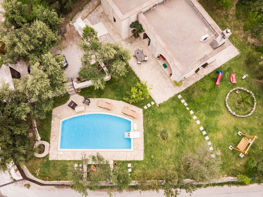 Villa Aloni-traditional Stone Villa With Nice View,pool and Garden