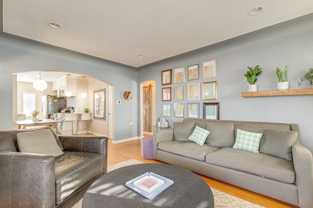 Walk to City Park: Chic Home w/ Hot Tub & Yard