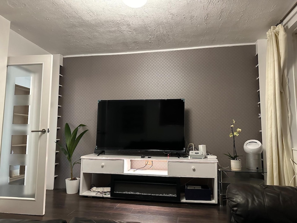 Stylish 1BR Apt w/ Fireplace & High-speed Wifi