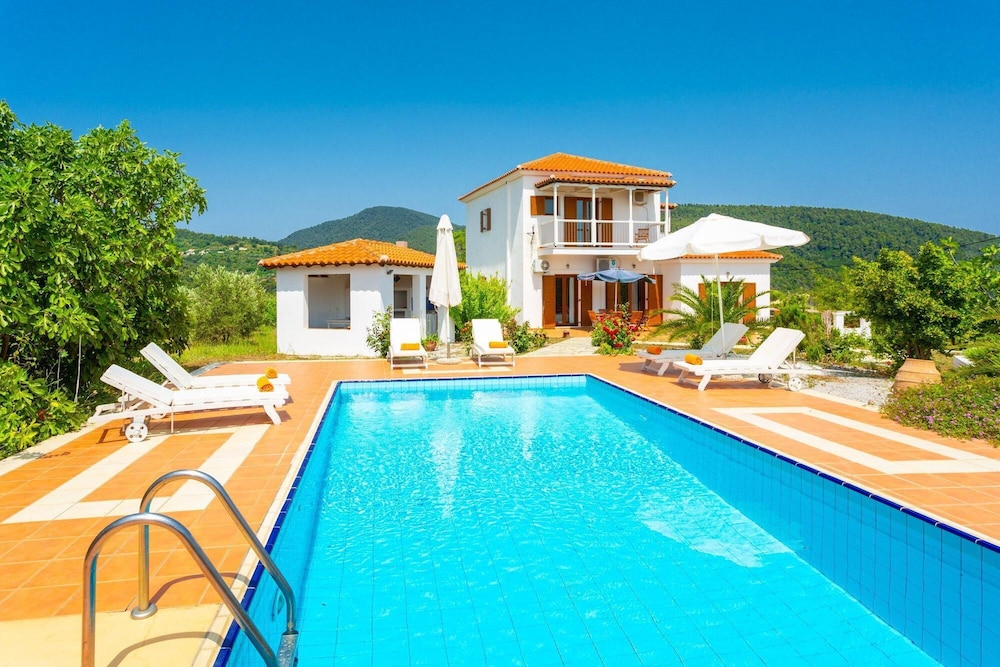 Villa Glafki Large Private Pool Sea Views A C Wifi - 2829 view 3