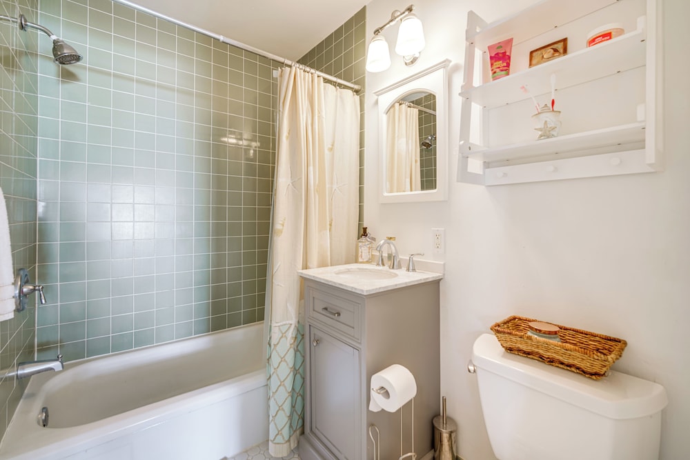 1 Block to Brigantine Beach: Breezy Home w/ Patio!