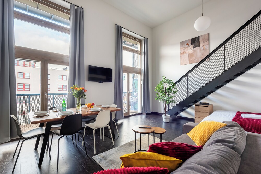 Apartments with balcony near center