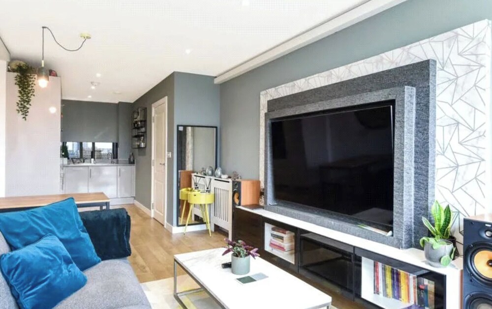 Londonaprt/1bed/balcony/gym/tv/wifi