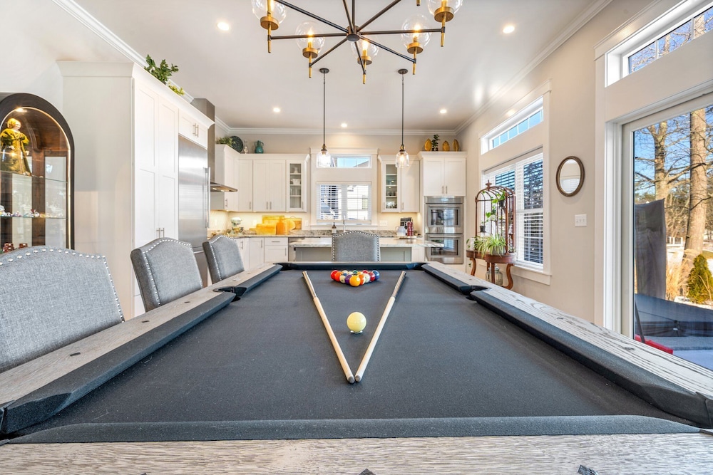 Golf-front Personal Arcade Hot tub Outdoor Kitchen