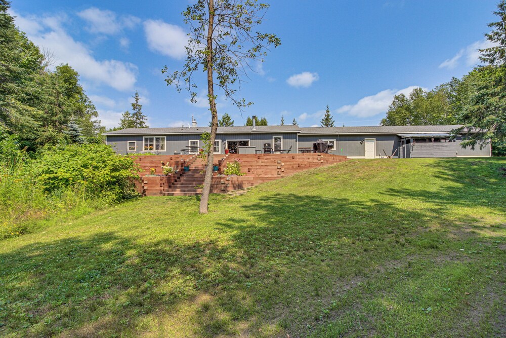 Quiet Lakefront Grand Rapids Cabin on 5 Acres view 5