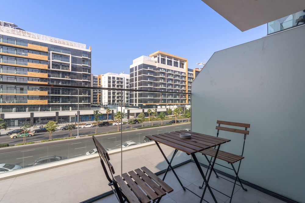 Homey Studio Apartment Perfect for 2 at Azizi Riviera 46