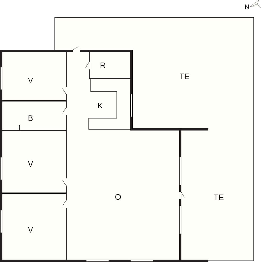 6 Person Holiday Home in Norre Nebel
