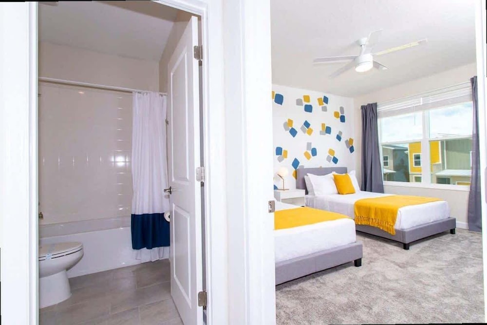 Family 5BD Spa Pool Game Loft Near Disney