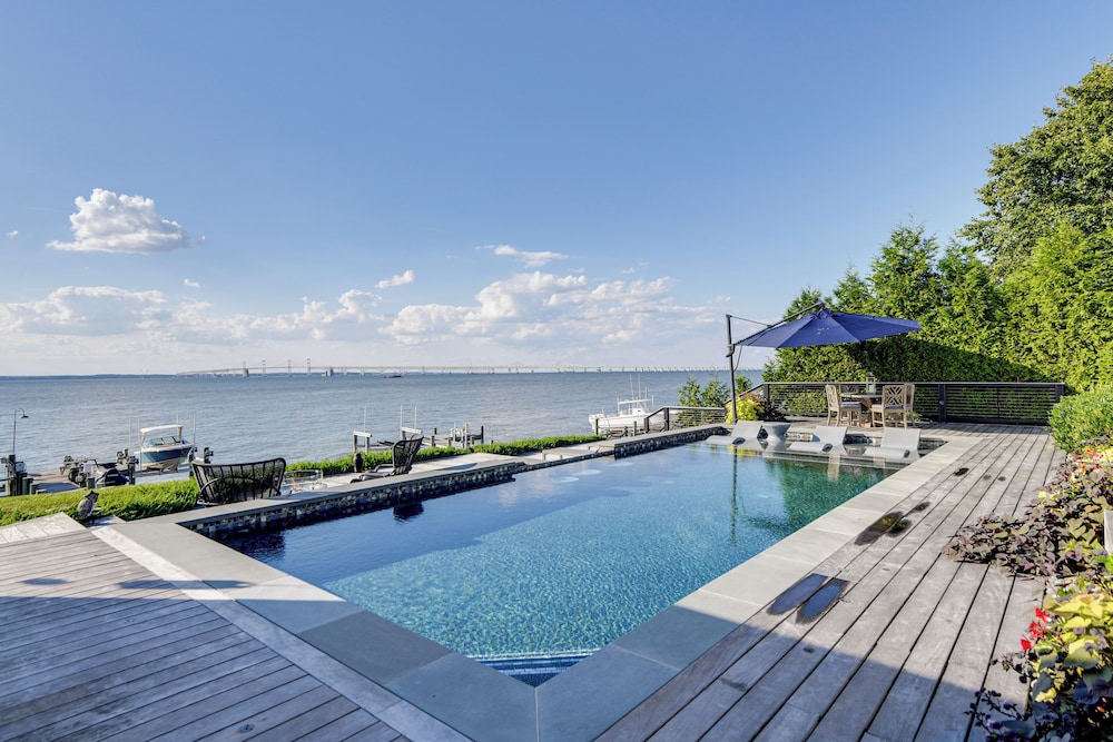 Pool & Stunning Water Views: Kent Island Home!