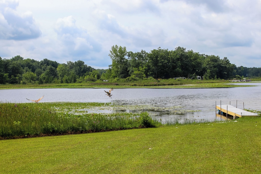 Lakefront Getaway w/ Dock & Yard in Reading!