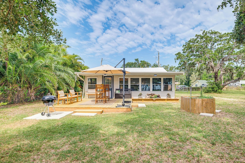 Merritt Island Home w/ Deck & River View!