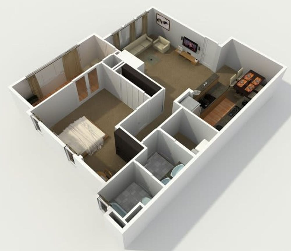 New Cozy 1BR Apt With Gym Sauna Heated Pool Access