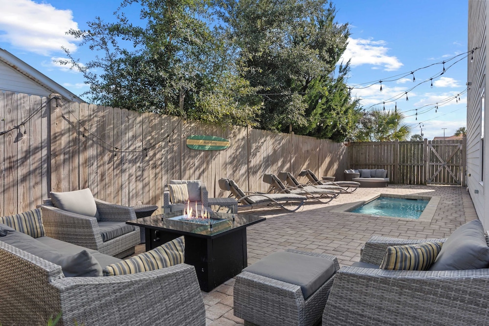 Pool, Firepit, Near Miramar Beach Access Blue Surf Lane by Avantstay