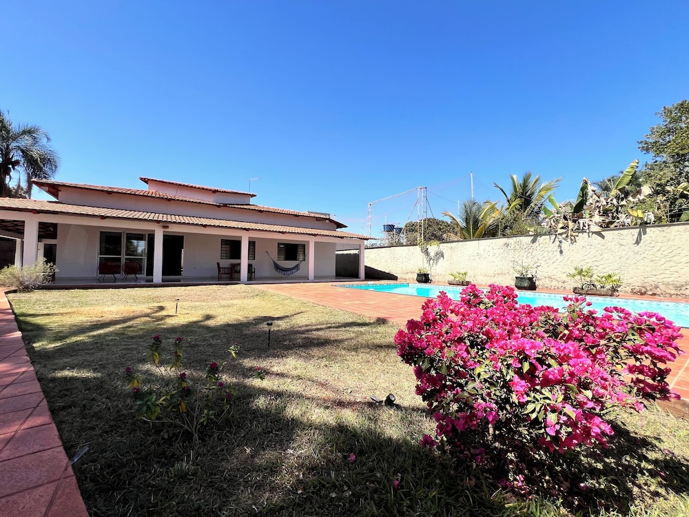 casa com piscina