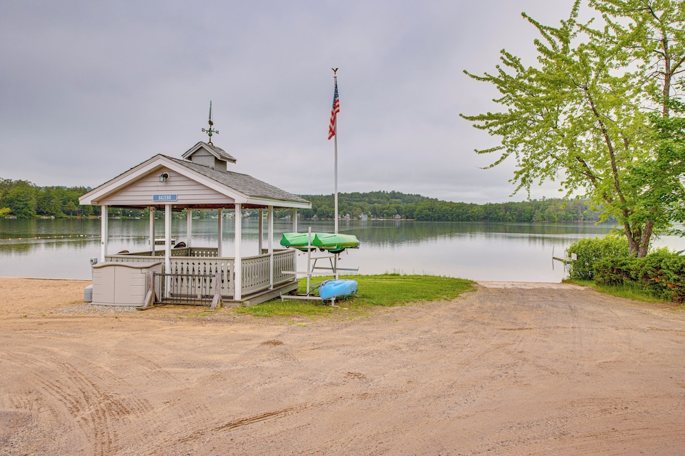 Walk to Lake Beaches: Cabin w/ Patio in Belmont!