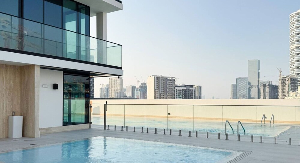 Modern 2BR w Balcony in JVC nr Dubai Sports City