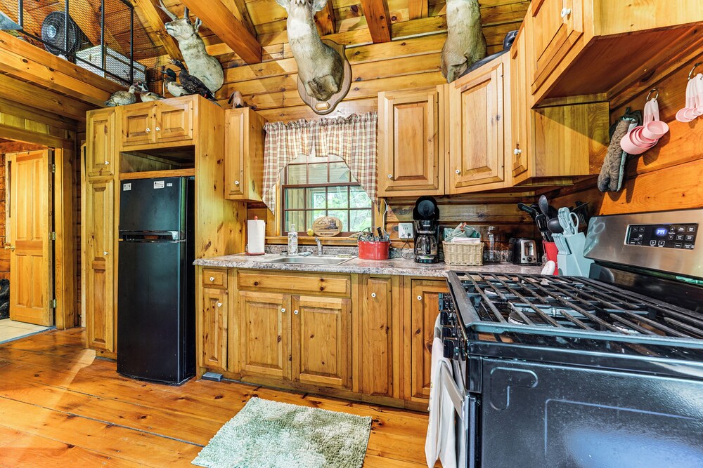 35 Mi to Acadia: Rustic Retreat in Orland!