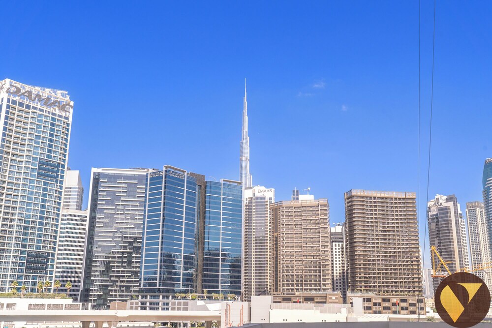 Canal & Partial Burj View Mayfair Tower