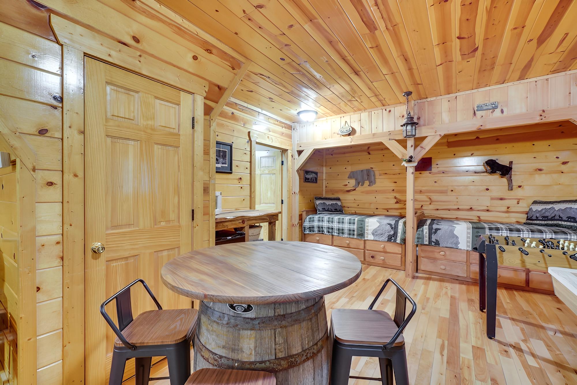 Family Cabin w/ Private Hot Tub & Game Room! view 4