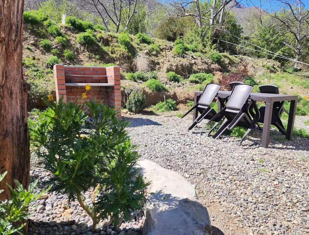Cabaña con jacuzzi exterior