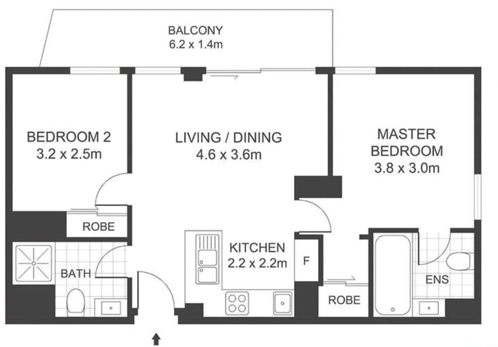 Metawise Sydney CBD Haymarket 2bed Apartment