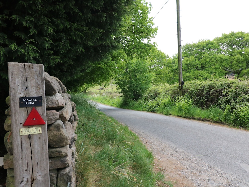 Wigwell Barn view 2