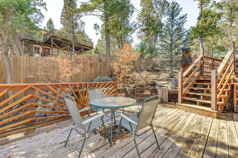 Ruidoso Cabin w/ Deck ~ 1 Mi to Midtown! view 3