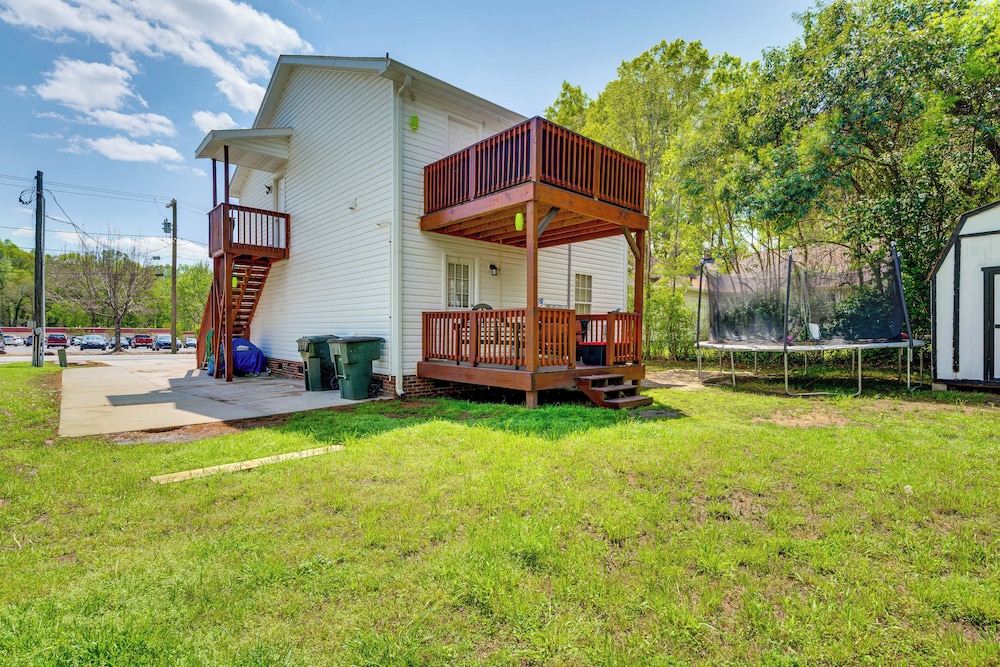 Outdoor Entertainment Area: Family Concord Apt!