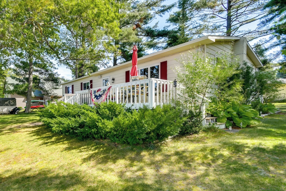 Lakefront Retreat w/ Pedal Boat & Dock in Kalkaska