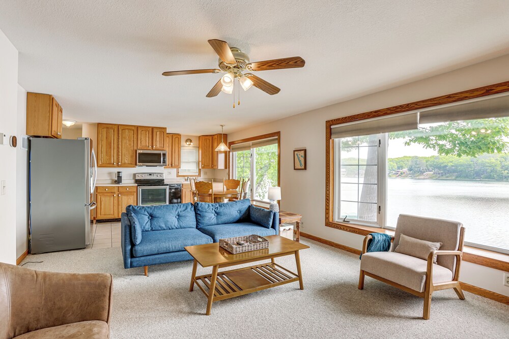 Dock + Views: Scenic Lakefront Escape in Harrison
