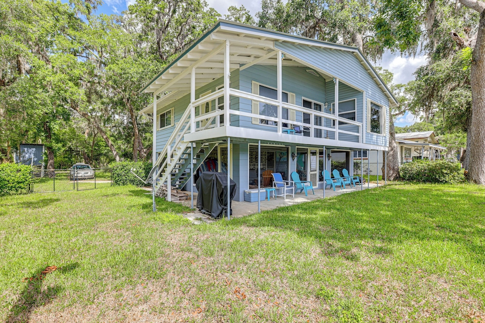 Dock + Screened Porch: Suwannee River Retreat!